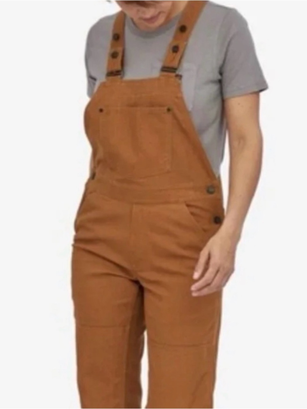 Patagonia Trailsmith Rust Brown Straight Leg Overalls M